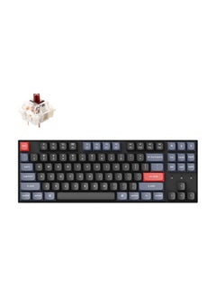 Buy K8 Pro Wireless Custom Mechanical Keyboard, 87 keys QMK/VIA Programmable Bluetooth/Wired White Backlight Tenkeyless with Hot-swappable Gateron G Pro Brown Switch Compatible with Mac Windows Linux in UAE