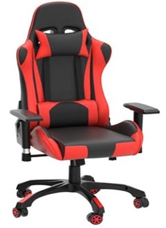 Buy AWF AL WADI FURNITURE Heavy Duty Gaming Chair Racing Computer Office Chair High Back Swivel Desk Chair With Adjusting Headrest And Lumbar Support 360 Degree Swivel - Red/Black in UAE