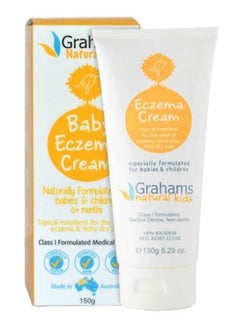 Buy Grahams Natural Baby Eczema Cream 150 G in UAE