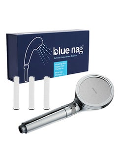 Buy Blue Ionic Shower Filter | Complete Water Softening Solution | American Filtration Technology | Soft, Vibrant Hair & Glowing Skin in UAE
