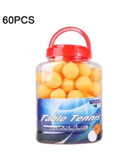 Buy 60 Pieces Table Tennis Ping Pong Ball | orange in UAE