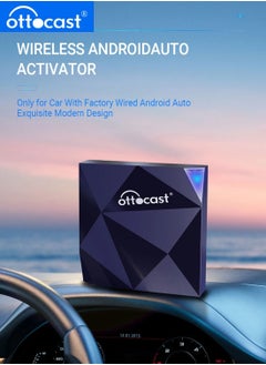 Buy Ottocast Wireless Android Auto Adapter A2Air Dongle A2A Car Accessories Wired to Wireless Auto Connect for Kia VW Audi Ford in Saudi Arabia