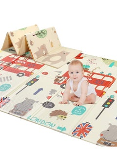 Buy Crawling Mat Foam Play Mat Baby Play Mat Floor Mat Non-Toxic Foldable Waterproof Crawling Mat Suitable for Toddlers and Babies 180*200cm in UAE