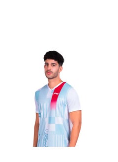 Buy LINING ROUND NECK-T-SHIRT- (WHITE) (ATST965-2-M) in UAE