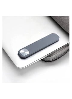 Buy Adjustable Magnetic Laptop Phone Holder - Grey in UAE