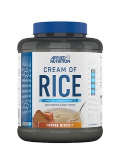 Buy Applied Nutrition Cream of Rice, Toffee Biscuit, 2 KG in UAE