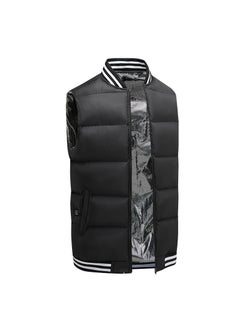 اشتري Smart Heated Vest USB Five-Zone Adjustable Winter Waistcoat Black في الامارات