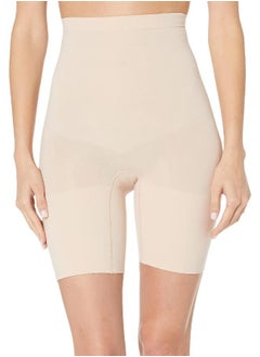 Buy SPANX Shapewear for Women Tummy Control High-Waisted Power Short Soft Nude LG One Size in UAE