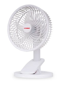 Buy 8 Inch Rechargeable Table Fan Clip Fan Ceiling Fan With LED Light in Saudi Arabia