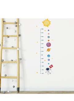 Buy Height Chart Wall Sticker, Cartoon Sun Planet Astronaut Pattern Growth Chart Sticker, Baby Growth Measuring Ruler, Kindergarten Decoration in Saudi Arabia