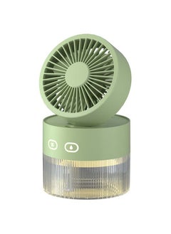 Buy SUNHOME 2-In-1 Portable Fan With Humidifier Green in UAE