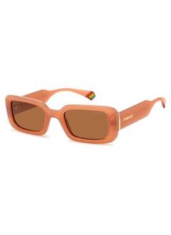 اشتري Women's Polarized Rectangular Sunglasses - Pld 6208/S/X Orange Millimeter - Lens Size: 52 Mm في السعودية