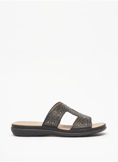 اشتري Womens Embellished Slip-On Sandals في السعودية