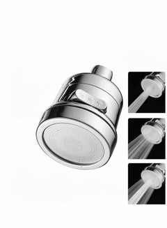 Buy Kitchen Tap Head Water Saving 3 Gear Adjustable 360° Swivel Faucet Tap Aerator Splash Proof Faucet Nozzle Filter for Bathroom Kitchen Sink Spray Tap Attachment in UAE