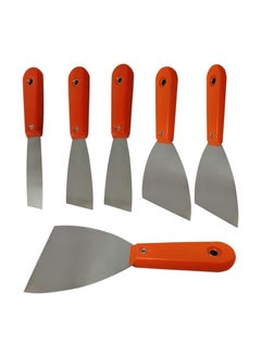 Buy KNP Wall Paint Scrapers and Putty Knives Set 6 pcs is an Essential Collection of Tools Designed for a Variety of Home Improvement and Renovation Tasks. in UAE