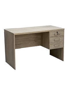 Buy SBF Wooden Writing Table with Three Drawers, Office Table with Lockable Top Drawer, Computer Desk for Study and Work, Ideal Laptop Table for Home and Office in UAE