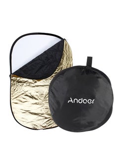 Buy 24" * 36" / 60 * 90cm 5 in 1 (Gold,  Silver,  White,  Black,  Translucent) Multi Portable Collapsible Studio Photo Photography Light Reflector in UAE