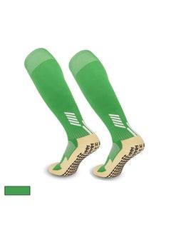 اشتري Football socks sports over the knee socks compression compression sports socks over the knee men and women running training football thick warm socks (one pair) في السعودية