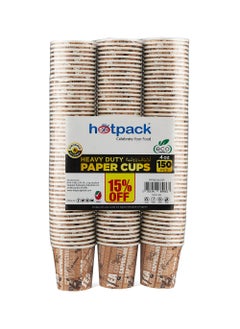 Buy Hotpack | 150Pcs Paper  Cup 4Oz Pack Of 3- 15% Special Offer in Saudi Arabia