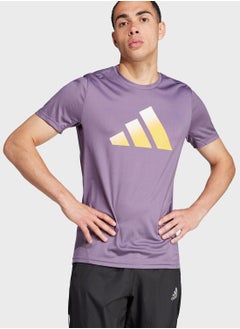 Buy Run Icons 3 Bar Logo T-Shirt in Saudi Arabia