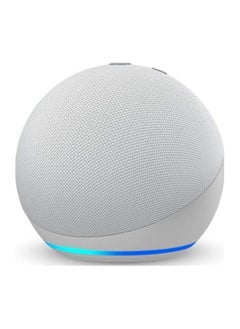 Buy Dot (4th Gen) Smart Speaker with Alexa, Glacier White in UAE