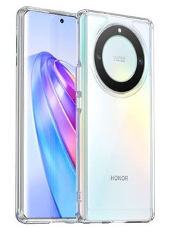 اشتري Honor X9A Case, Shock-Absorption Anti-Drop Protective Cover for Honor X9A, Flexible Silicone Slim Acrylic Back Case Bumper Rubber Protective Case for Honor X9A (6,67") Clear في السعودية