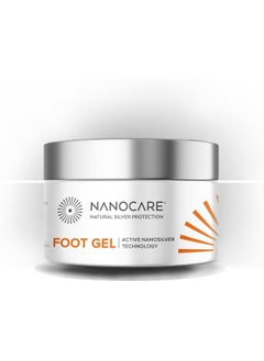 Buy Foot Gel | With Active Nanosilver Technology | Improves Darkened Pigmented Skin On The Feet | Prevents Cracked Heels, Nail Infections & Bad Odor | 50 Grams in UAE