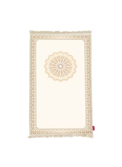 Buy Printed Prayer Mat- White & Gold 115*60cm White in Egypt