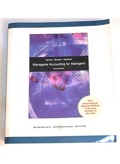 Buy Managerial Accounting for Managers  Ed   2 in Egypt