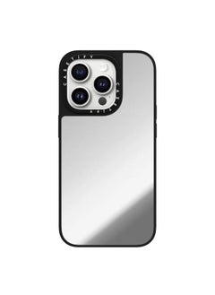 اشتري MagSafe Mirror Case, Compatible w/ iPhone 15 Pro Max - 5Ft. Drop Protection, Shock Absorbing, Slim & LightWeight, Eco-Friendly, Wireless & MagSafe Charging Compatible - Silver on Black في الامارات