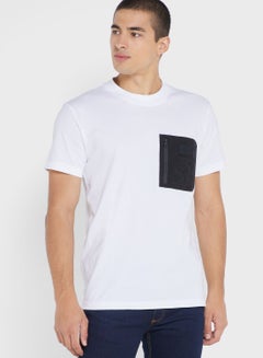 Buy Pocket Detail Crew Neck T-Shirt in UAE