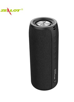 Buy S51 Black Portable BT Speaker Outdoor 10W TWS Connection High Quality Sound IPX5 Waterproof 8 hours use time Speaker in Saudi Arabia