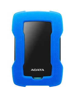 اشتري ADATA HD330 4TB USB 3.0, High-speed Shock-absorbing External Hard Drive, Extra Slim Portable Waterproof Mobile Hard Drive, (4TB Blue) في السعودية
