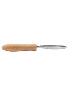 Buy Delcasa Fish Scale Scraper With Wooden Handle DC2782 in UAE