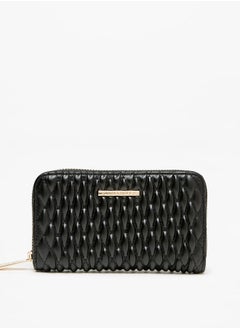 اشتري Women Quilted Zip Around Wallet في الامارات