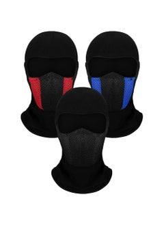 Buy 3 Pcs Ski Mask,Full Face Mask Winter Camo Hunting Face Cover Windproof Breathable Mask in UAE