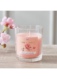 Buy Qara Rose Garden Jar Candle 7 x 8 x 7 cm in UAE