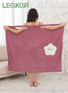 Buy Bath Towel Skin-friendly and Soft High-quality Terry Cotton with High Water Absorption 130*100CM in Saudi Arabia