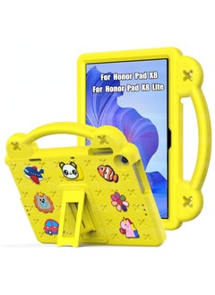 Buy Kids Case Compatible with Honor Pad X8 / X8 Lite 10.1 inch 2022, Heavy Duty EVA Foam Shockproof Cover Kids Proof Tablet Case with Stand in Saudi Arabia