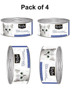 Buy 4Pc Tuna Classic Cat Wet Food 80g in UAE