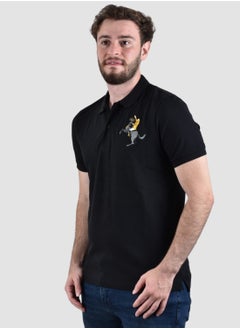 Buy Men's Napoleon Polo - Black in Saudi Arabia