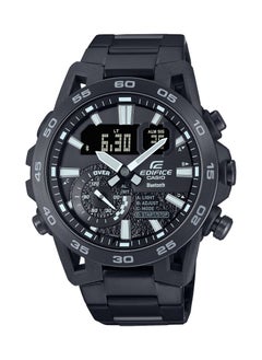 اشتري Edifice Analog+Digital Stainless Steel Men's Watch ECB-40BK-1A في الامارات