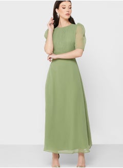 Buy Pintuck Detail Dress in UAE