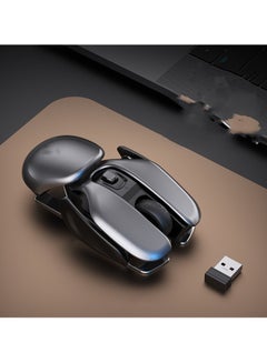 اشتري Rechargeable Wireless Bluetooth Mute Design Office Mouse في الامارات