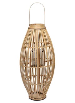 Buy Tall Bamboo Lantern, Natural - 75 cm in UAE