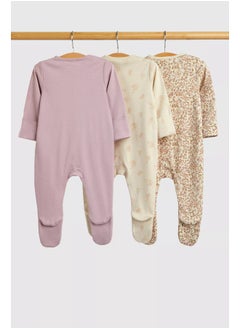 اشتري Wild Flower Baby Sleepsuits - 3 Pack في السعودية