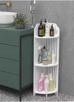 اشتري Bathroom Shelf Corner Storage Cabinet في الامارات