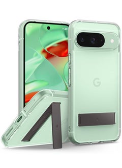 اشتري جراب Capella Kickstand لهاتف Google Pixel 9 / جراب Pixel 9 PRO [حامل مدمج] درجة عسكرية - رمادي فحمي شفاف في الامارات