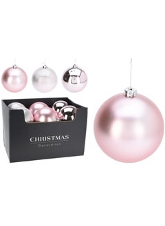 Buy Homesmiths Xmas Ball 140Mm Pink Assorted 1 Piece in UAE