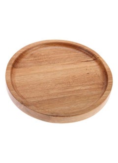 اشتري Round Wooden Tray 30 x 2 cm في الامارات